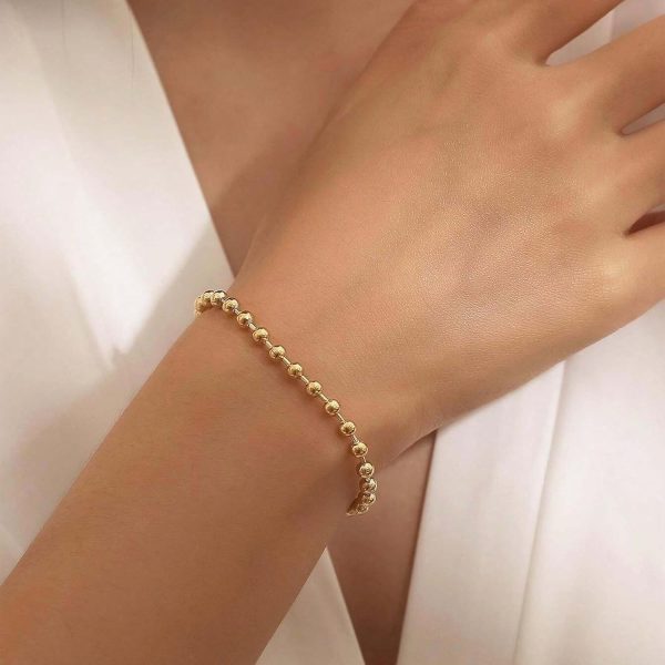 Gold Bracelets for Women, Dainty Gold Jewelry Gifts for Women, 14k Gold Bracelets for Women Non Tarnish, Trendy Gold Bracelet Waterproof, Gold Accessories for women - Image 12