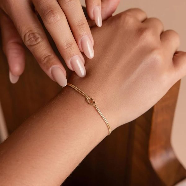 Gold Bracelets for Women, Dainty Gold Jewelry Gifts for Women, 14k Gold Bracelets for Women Non Tarnish, Trendy Gold Bracelet Waterproof, Gold Accessories for women - Image 36