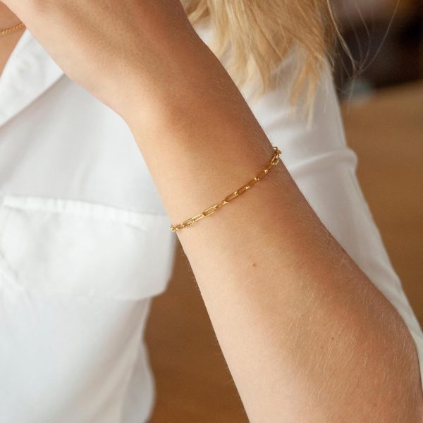 Gold Bracelets for Women, Dainty Gold Jewelry Gifts for Women, 14k Gold Bracelets for Women Non Tarnish, Trendy Gold Bracelet Waterproof, Gold Accessories for women - Image 44