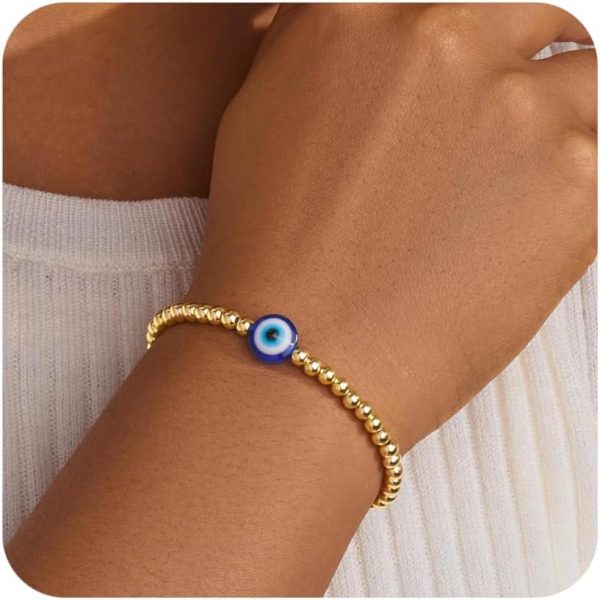 Gold Bracelets for Women, Dainty Gold Jewelry Gifts for Women, 14k Gold Bracelets for Women Non Tarnish, Trendy Gold Bracelet Waterproof, Gold Accessories for women - Image 55