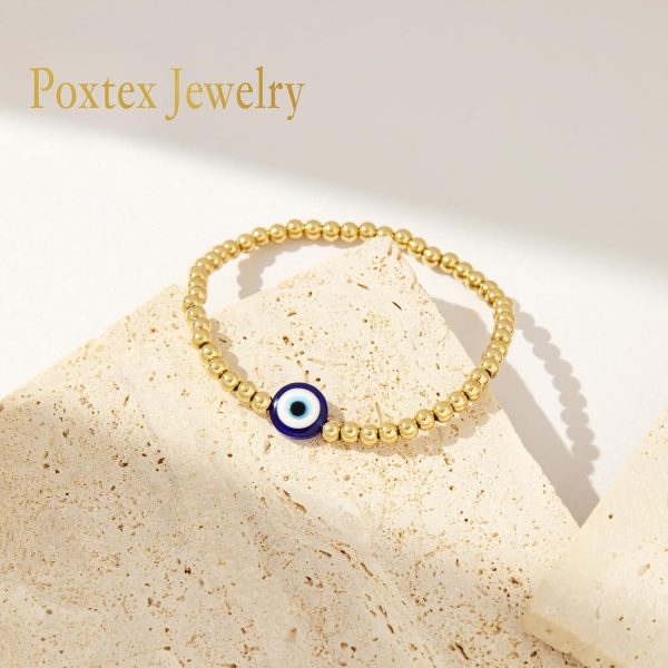 Gold Bracelets for Women, Dainty Gold Jewelry Gifts for Women, 14k Gold Bracelets for Women Non Tarnish, Trendy Gold Bracelet Waterproof, Gold Accessories for women - Image 61