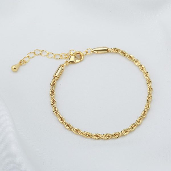 Gold Bracelets for Women, Dainty Gold Jewelry Gifts for Women, 14k Gold Bracelets for Women Non Tarnish, Trendy Gold Bracelet Waterproof, Gold Accessories for women - Image 67