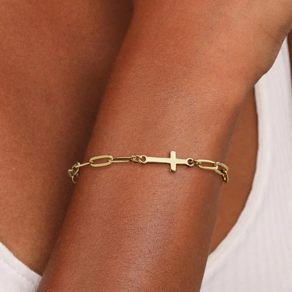 Gold Bracelets for Women, Dainty Gold Jewelry Gifts for Women, 14k Gold Bracelets for Women Non Tarnish, Trendy Gold Bracelet Waterproof, Gold Accessories for women - Image 77