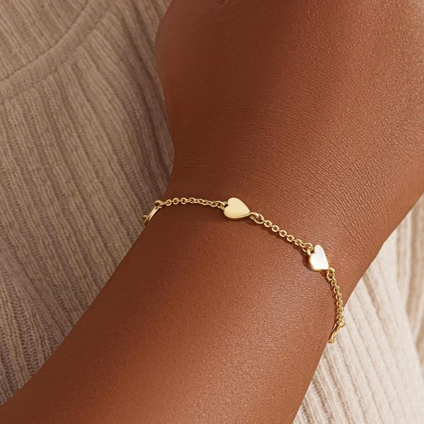 Gold Bracelets for Women, Dainty Gold Jewelry Gifts for Women, 14k Gold Bracelets for Women Non Tarnish, Trendy Gold Bracelet Waterproof, Gold Accessories for women - Image 94
