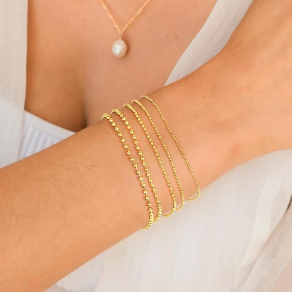 Gold Bracelets for Women,Dainty Bracelets Set for Women Trendy, Gold Bracelets Stack With Beaded, Cuban, Paperclip, Heart, Snake, Rope, Pearl, Cross, Hand Chain, Silver Jewelry Gifts for Women Christmas - Image 2