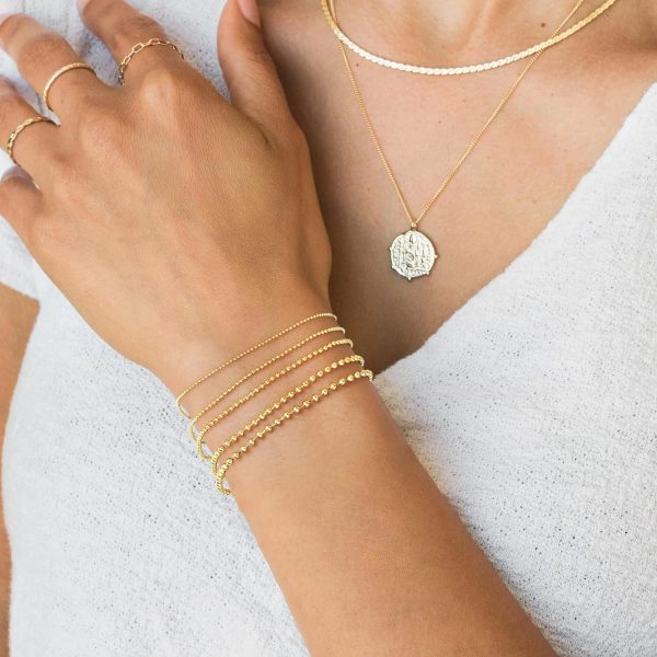 Gold Bracelets for Women,Dainty Bracelets Set for Women Trendy, Gold Bracelets Stack With Beaded, Cuban, Paperclip, Heart, Snake, Rope, Pearl, Cross, Hand Chain, Silver Jewelry Gifts for Women Christmas - Image 3
