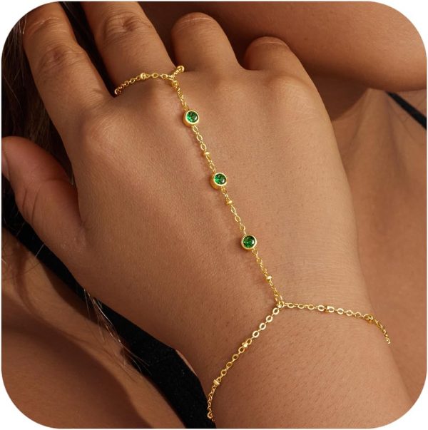 Gold Bracelets for Women,Dainty Bracelets Set for Women Trendy, Gold Bracelets Stack With Beaded, Cuban, Paperclip, Heart, Snake, Rope, Pearl, Cross, Hand Chain, Silver Jewelry Gifts for Women Christmas - Image 10