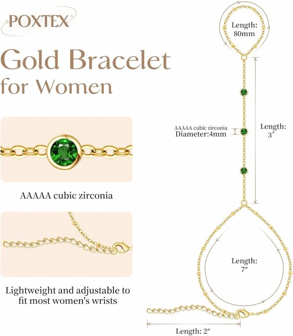 Gold Bracelets for Women,Dainty Bracelets Set for Women Trendy, Gold Bracelets Stack With Beaded, Cuban, Paperclip, Heart, Snake, Rope, Pearl, Cross, Hand Chain, Silver Jewelry Gifts for Women Christmas - Image 14