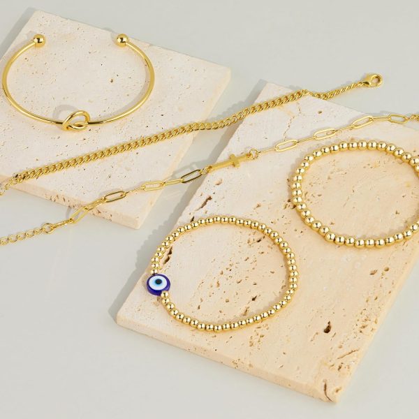 Gold Bracelets for Women,Dainty Bracelets Set for Women Trendy, Gold Bracelets Stack With Beaded, Cuban, Paperclip, Heart, Snake, Rope, Pearl, Cross, Hand Chain, Silver Jewelry Gifts for Women Christmas - Image 73