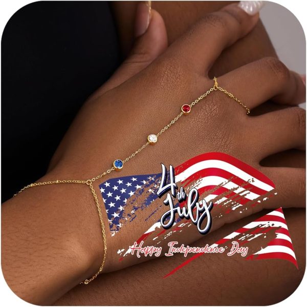 Gold Bracelets for Women,Dainty Bracelets Set for Women Trendy, Gold Bracelets Stack With Beaded, Cuban, Paperclip, Heart, Snake, Rope, Pearl, Cross, Hand Chain, Silver Jewelry Gifts for Women Christmas - Image 104