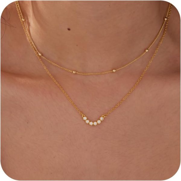 Cross Necklace for Women, Dainty14K Real Gold Silver Plated Cross Choker Pendant Jewelry Non Tarnish Waterproof Trendy Cute Simple Small Necklace Easter Christian Baptism Religious Faith Jewelry Gifts - Image 22