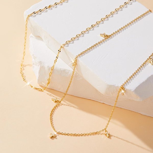 Cross Necklace for Women, Dainty14K Real Gold Silver Plated Cross Choker Pendant Jewelry Non Tarnish Waterproof Trendy Cute Simple Small Necklace Easter Christian Baptism Religious Faith Jewelry Gifts - Image 55