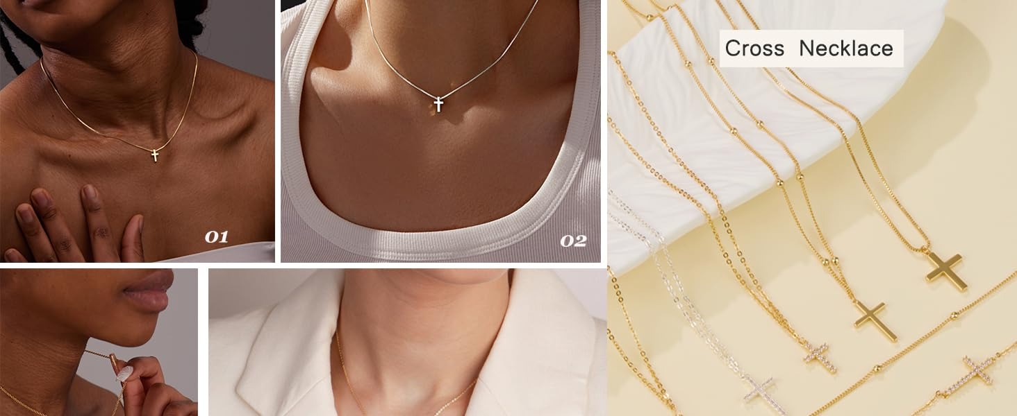cross necklace for women