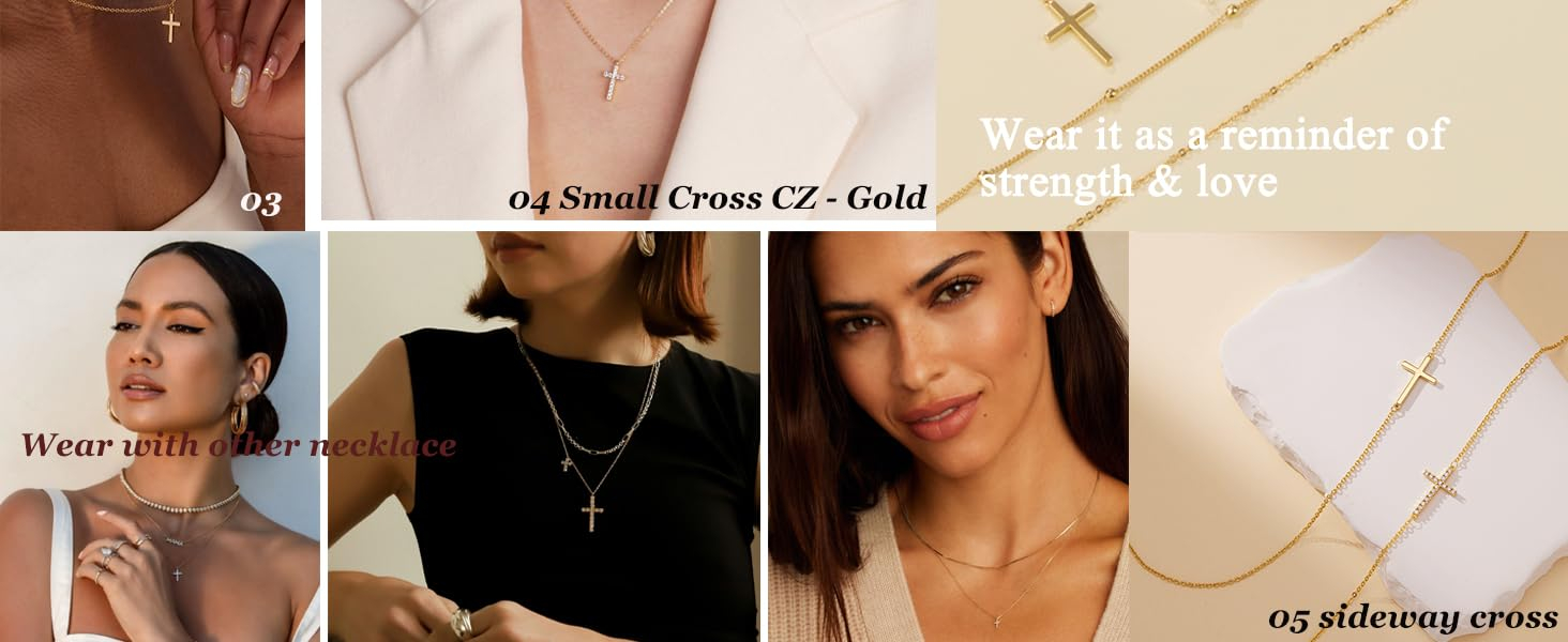cross necklace for women