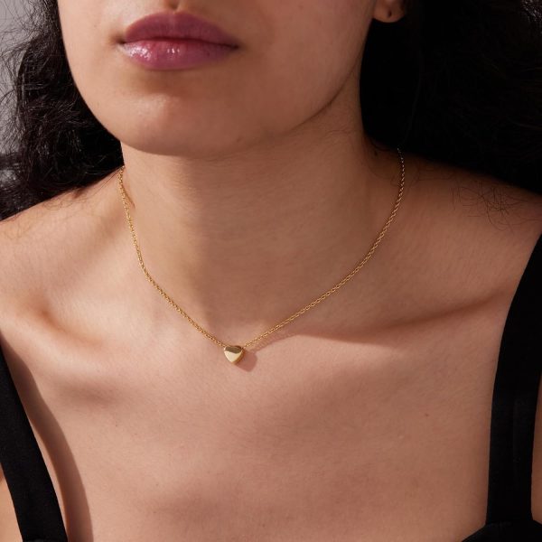 Heart Necklaces for Women, Dainty 14K Gold/Silver Plated Necklace Cute Tiny Gold Diamond Infiniy Heart Pendant Jewelry, Ideal Gifts for Mothers Day Valentines Day Birthday Christmas Graduation - Image 19