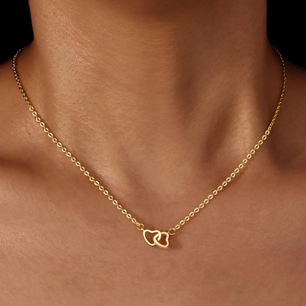Heart Necklaces for Women, Dainty 14K Gold/Silver Plated Necklace Cute Tiny Gold Diamond Infiniy Heart Pendant Jewelry, Ideal Gifts for Mothers Day Valentines Day Birthday Christmas Graduation - Image 41