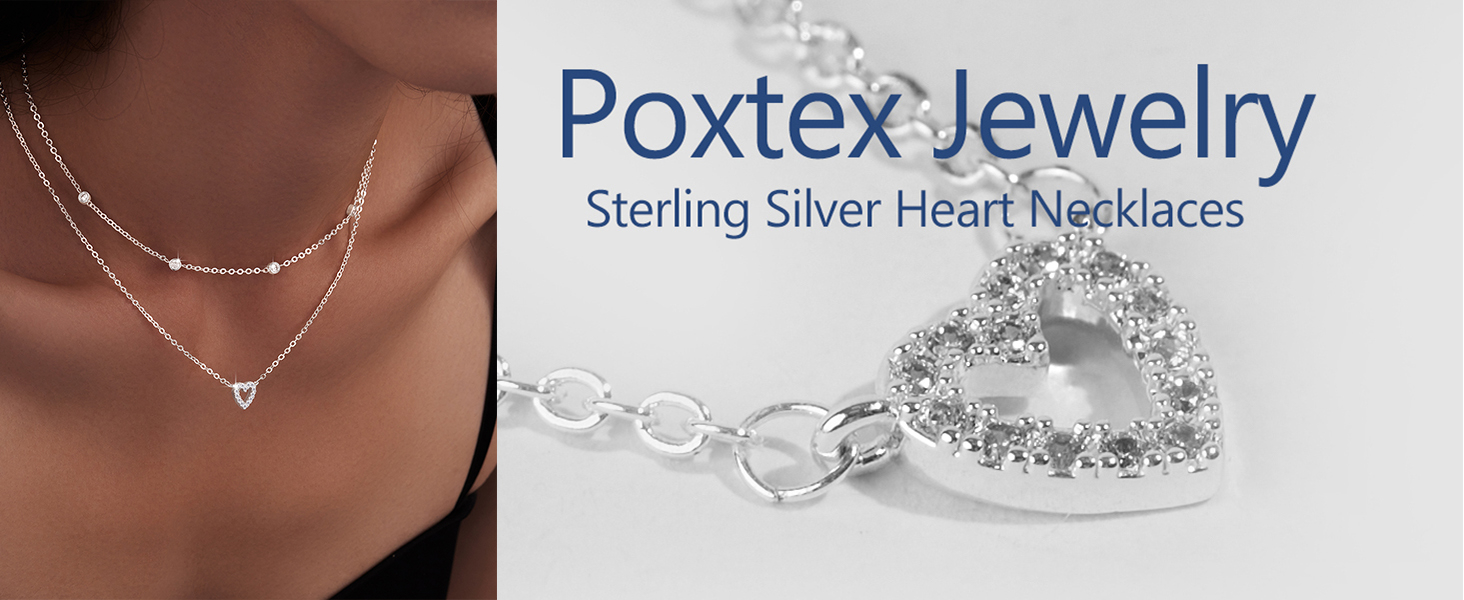 heart necklace for women
