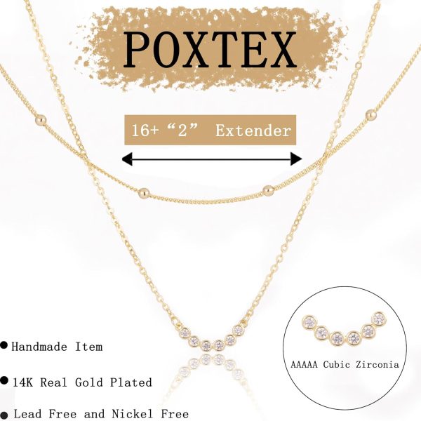 Cross Necklace for Women, Dainty14K Real Gold Silver Plated Cross Choker Pendant Jewelry Non Tarnish Waterproof Trendy Cute Simple Small Necklace Easter Christian Baptism Religious Faith Jewelry Gifts - Image 31