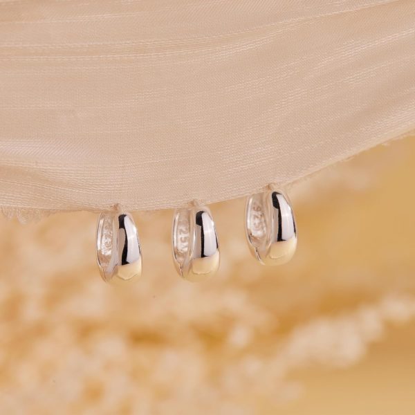 Hoop Earrings for Women Hypoallergenic Chunky 14K Real Gold Plated Huggie Cartilage Drop Earrings Set for Multiple Piercing Cute Trendy Lightweight Jewelry - Image 8