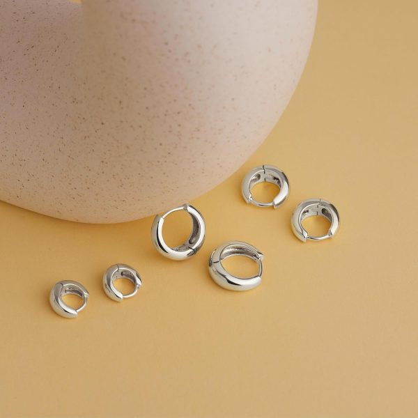 Hoop Earrings for Women Hypoallergenic Chunky 14K Real Gold Plated Huggie Cartilage Drop Earrings Set for Multiple Piercing Cute Trendy Lightweight Jewelry - Image 16