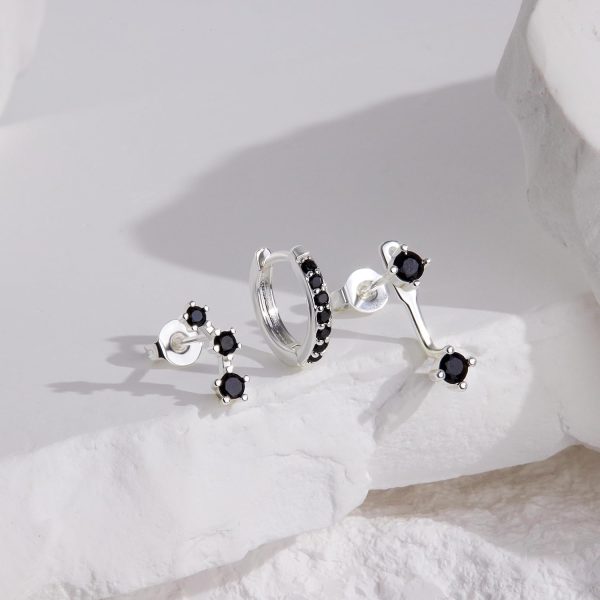 Gold Stud Earrings Set for Women, 3 Pairs Huggie Hoop Jacket Studs Earring Stacks, Hypoallergenic 925 Sterling Silver Post Dainty Birthstone Trendy Women Fashion Accessories Jewelry Gifts - Image 133