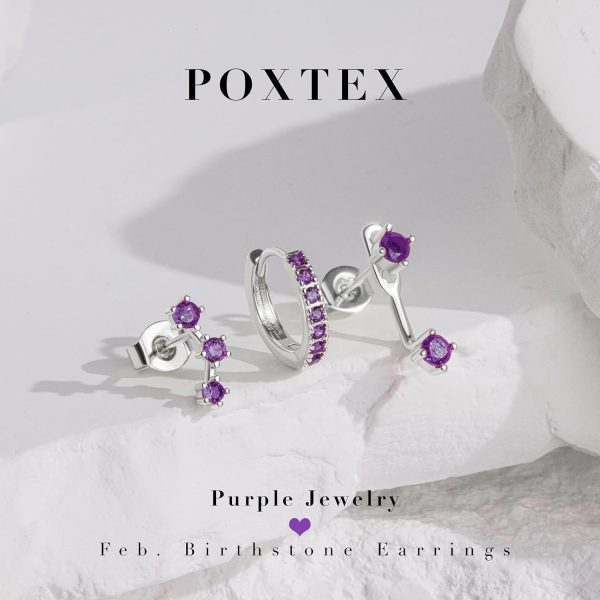 Gold Stud Earrings Set for Women, 3 Pairs Huggie Hoop Jacket Studs Earring Stacks, Hypoallergenic 925 Sterling Silver Post Dainty Birthstone Trendy Women Fashion Accessories Jewelry Gifts - Image 156